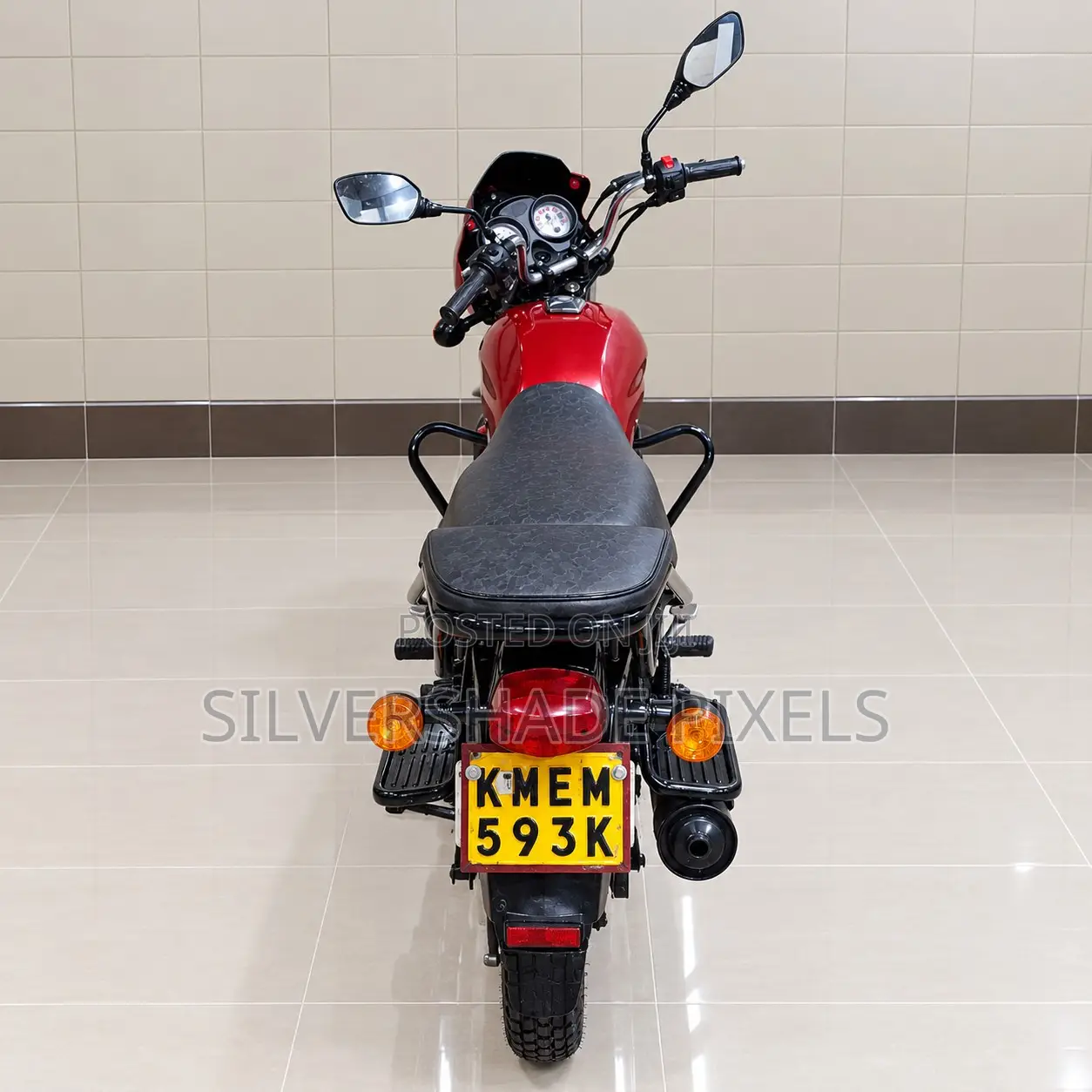 TVS HLX Plus ES 2018 Red