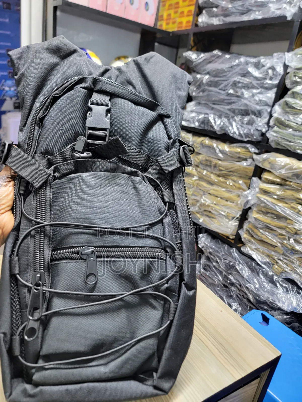Black Hydration Hiking Bag