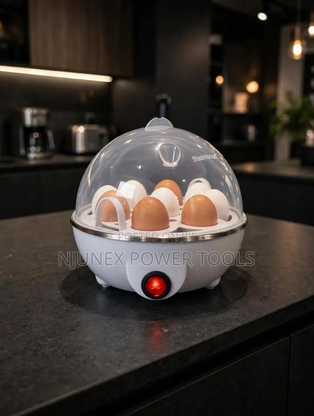 7-Egg Capacity Electric Egg Boiler and Steamer. - main view