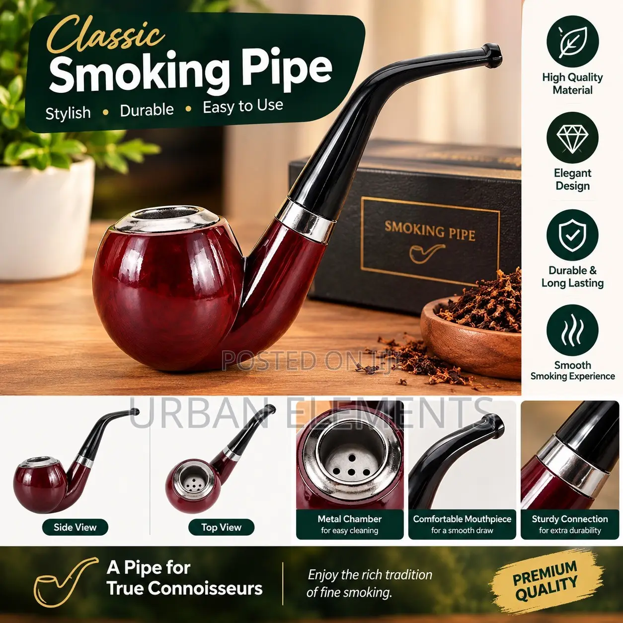 Tobacco Smoke Pipe