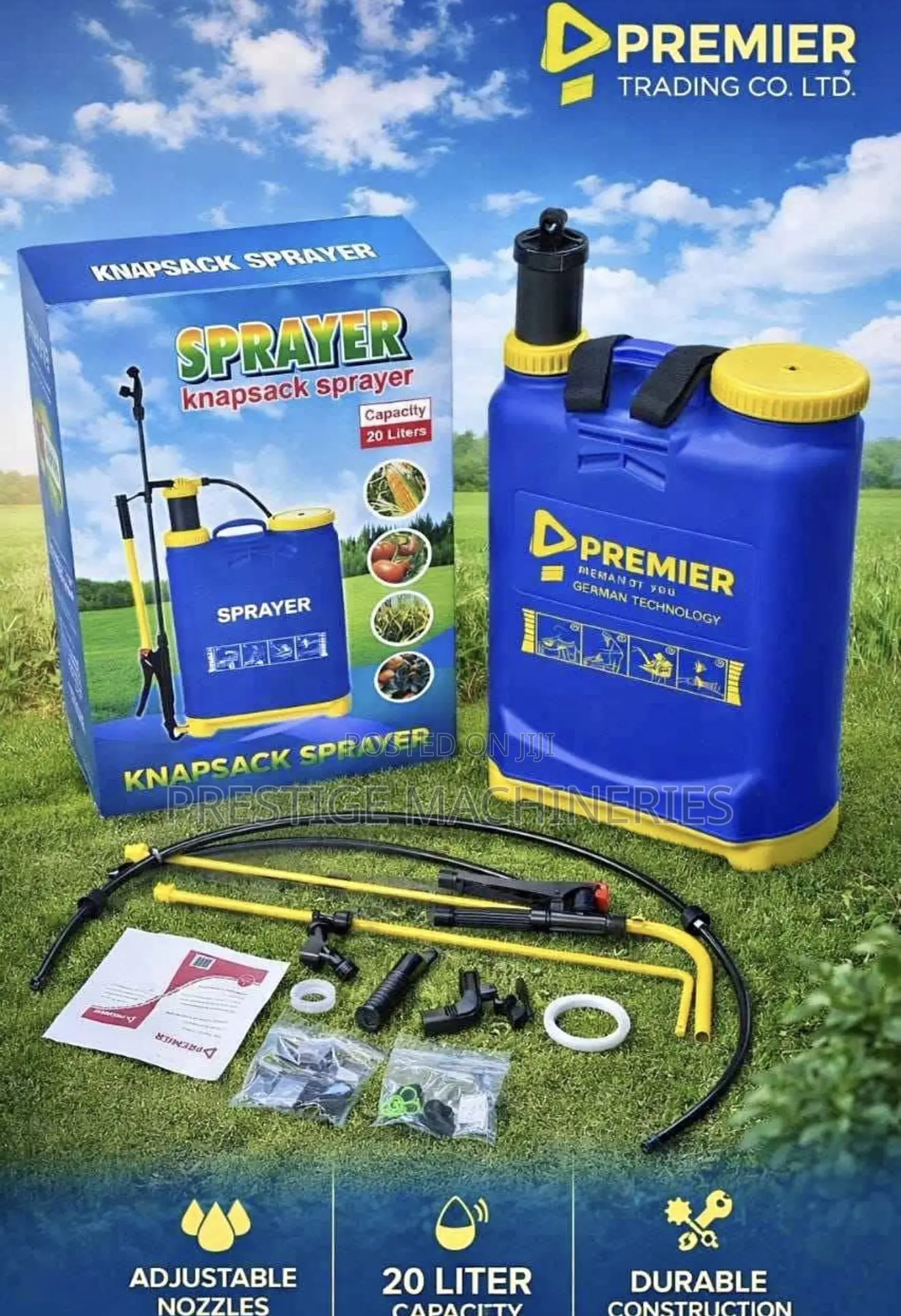 20ltrs Knapsack Sprayer / Manual Knapsack Machine