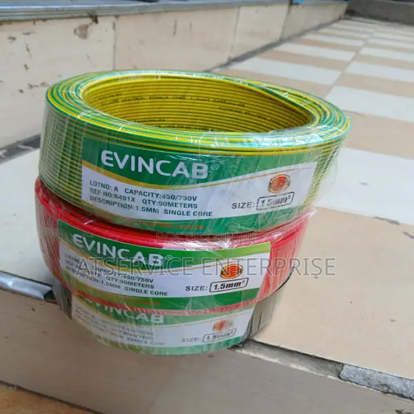 Electrical Installation Wire – EVINCAB 1.5mm2 Single Core