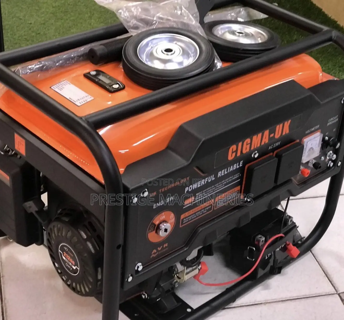 7.5kva Cigma UK Petrol Powered Generator