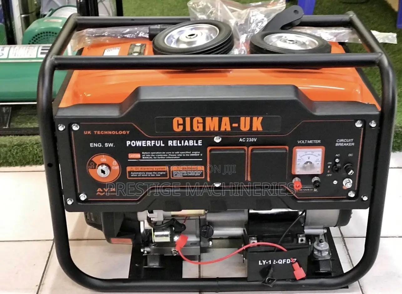 7.5kva Cigma UK Petrol Powered Generator