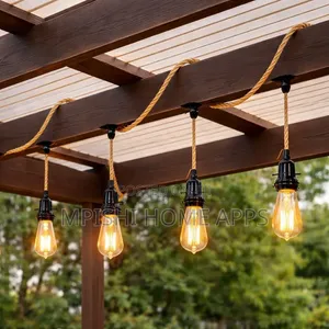 AC Sisal Hemp Rope String Lights