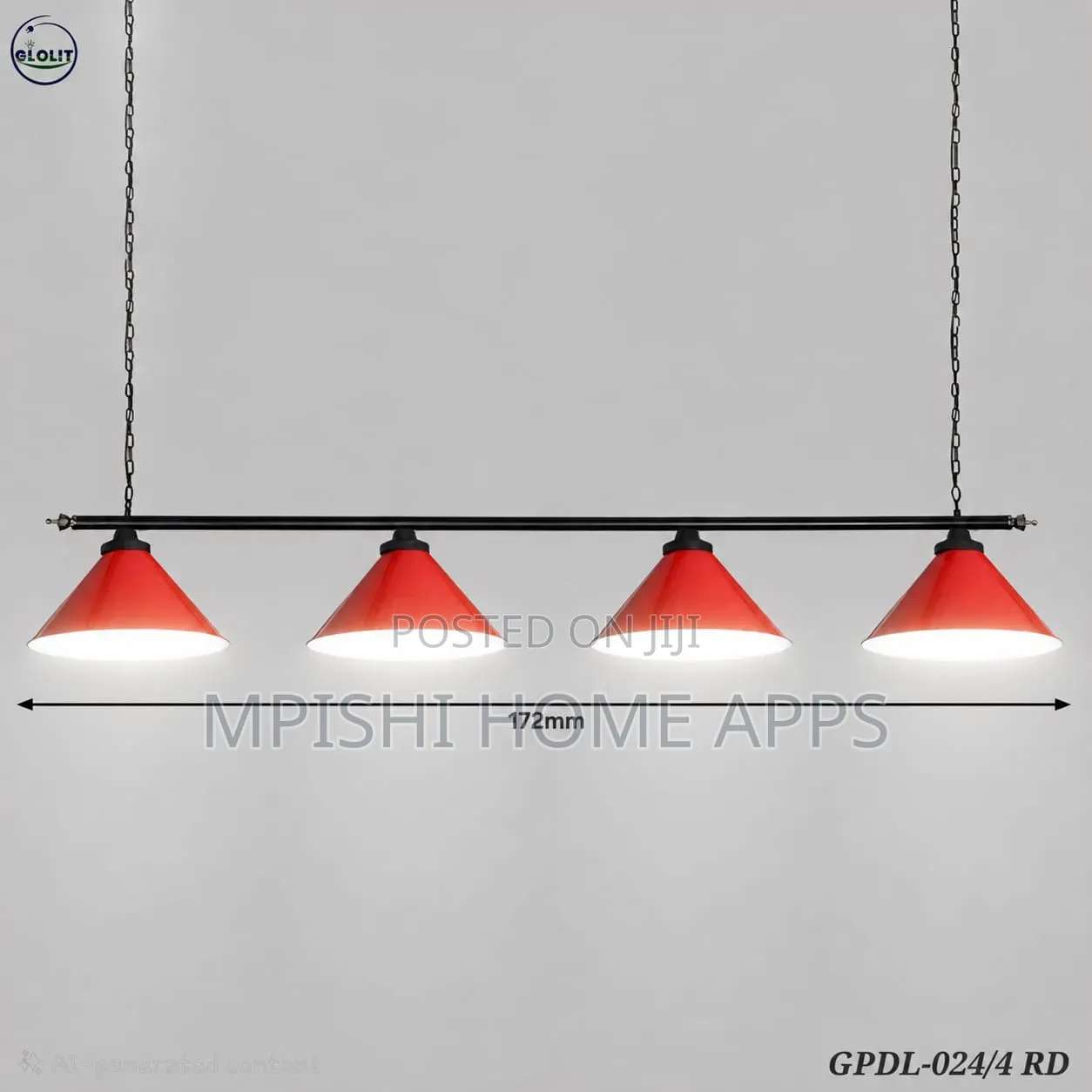 4-Light Linear Pendant Light