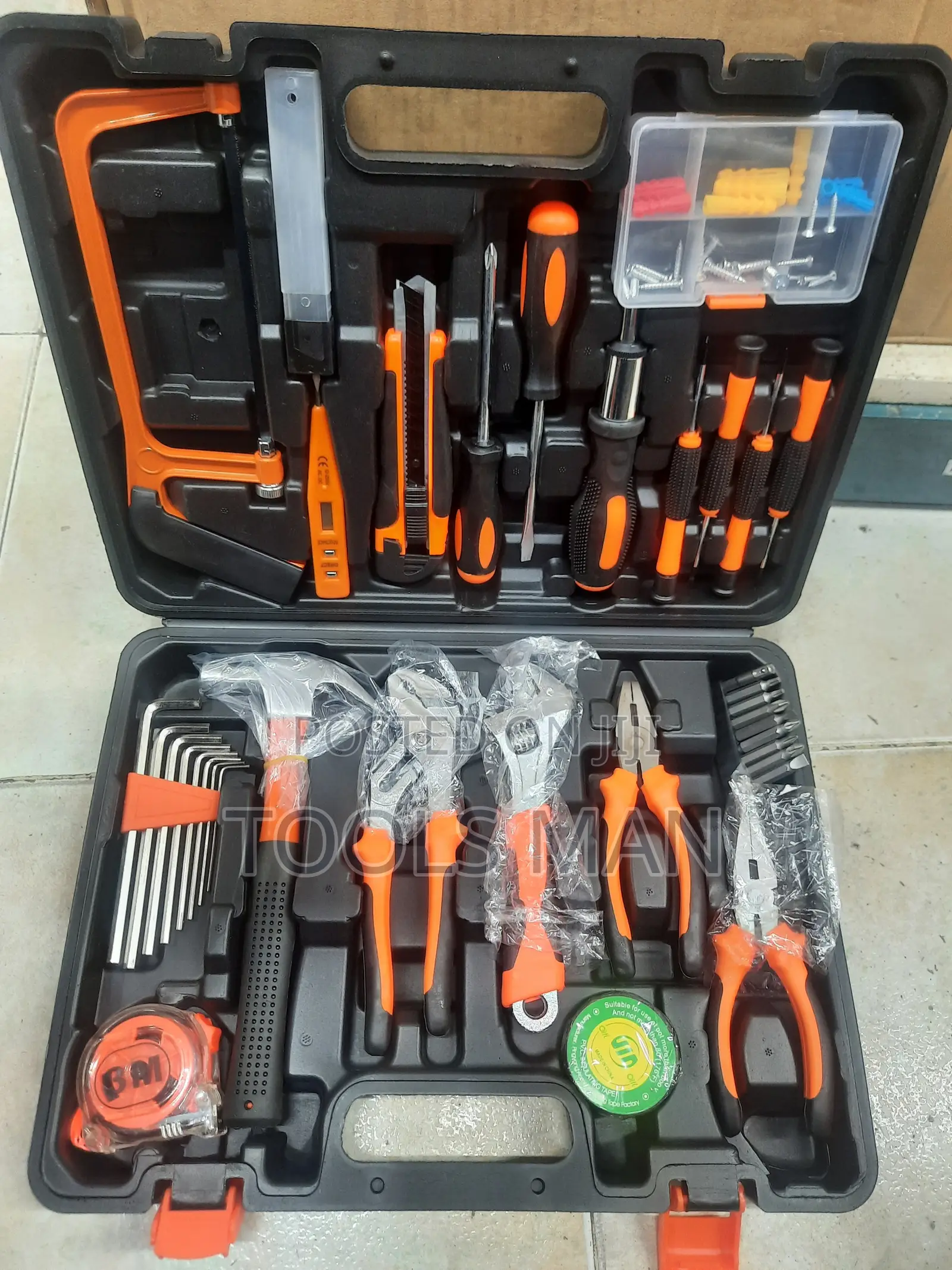 72Pc Electrician Tool Set Insulated Hand Tools