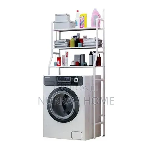 Space-Saving Washing Machine Storage Rack