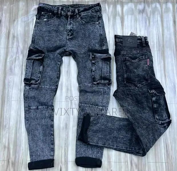 Men Premium Cargo Jeans - thumbnail 2