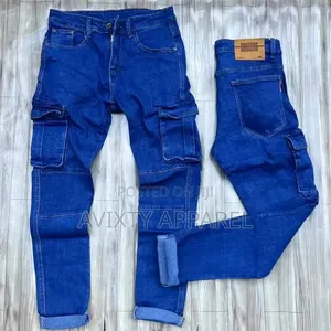 Men Premium Cargo Jeans