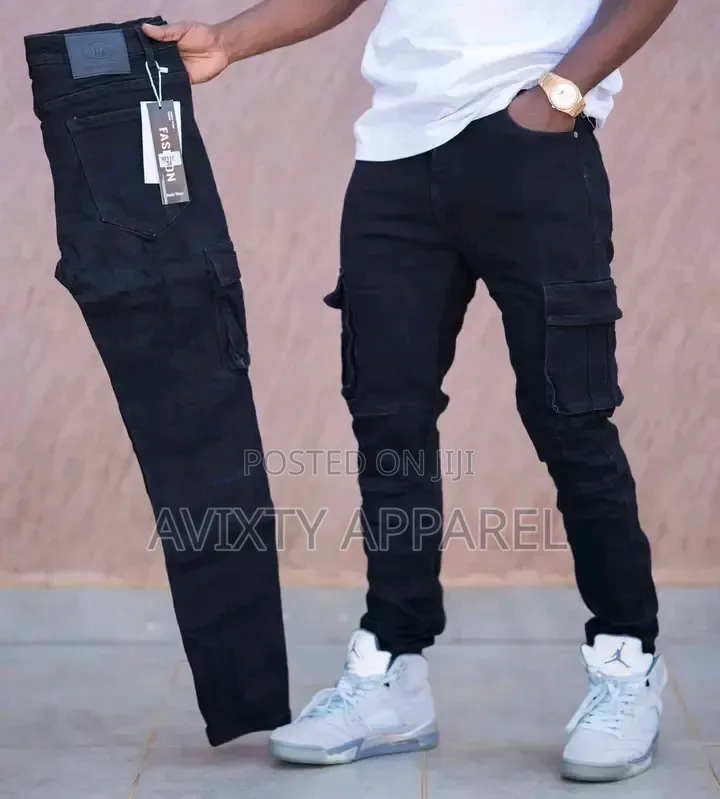 Men Premium Cargo Jeans