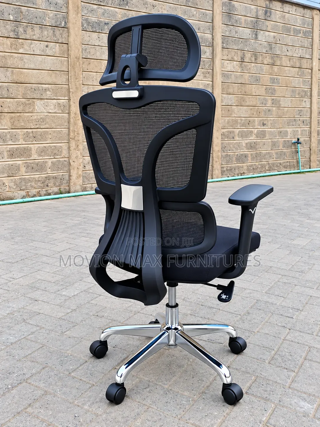 Premium High-Back Ergnomic Office With Adjustable Headrest/ Lumbar