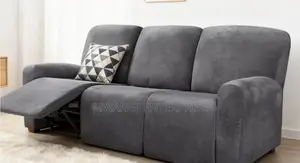 High Density Velvet Recliner Sofa Covers 1/2/3 Seater