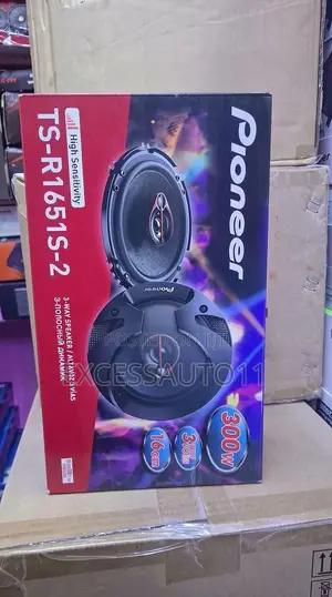 Brand New Pioneer TS-R1651S-2 Car Speakers - 3-Way 300W (Pair)
