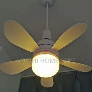 2-in-1 Ceiling Fan With LED Light & Remote Control
