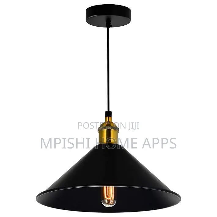 Vintage Industrial Conical Pendant Light