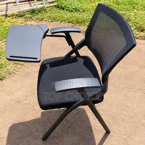 Training Room Chair With Attached Writing Desk