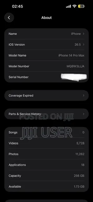 Apple iPhone 14 Pro Max 256 GB Blue