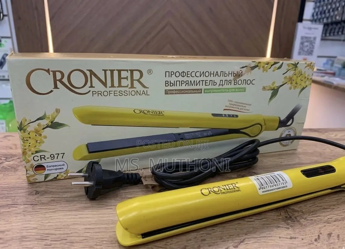 The Cronier Professional Hair Straighthener (Model CR-977