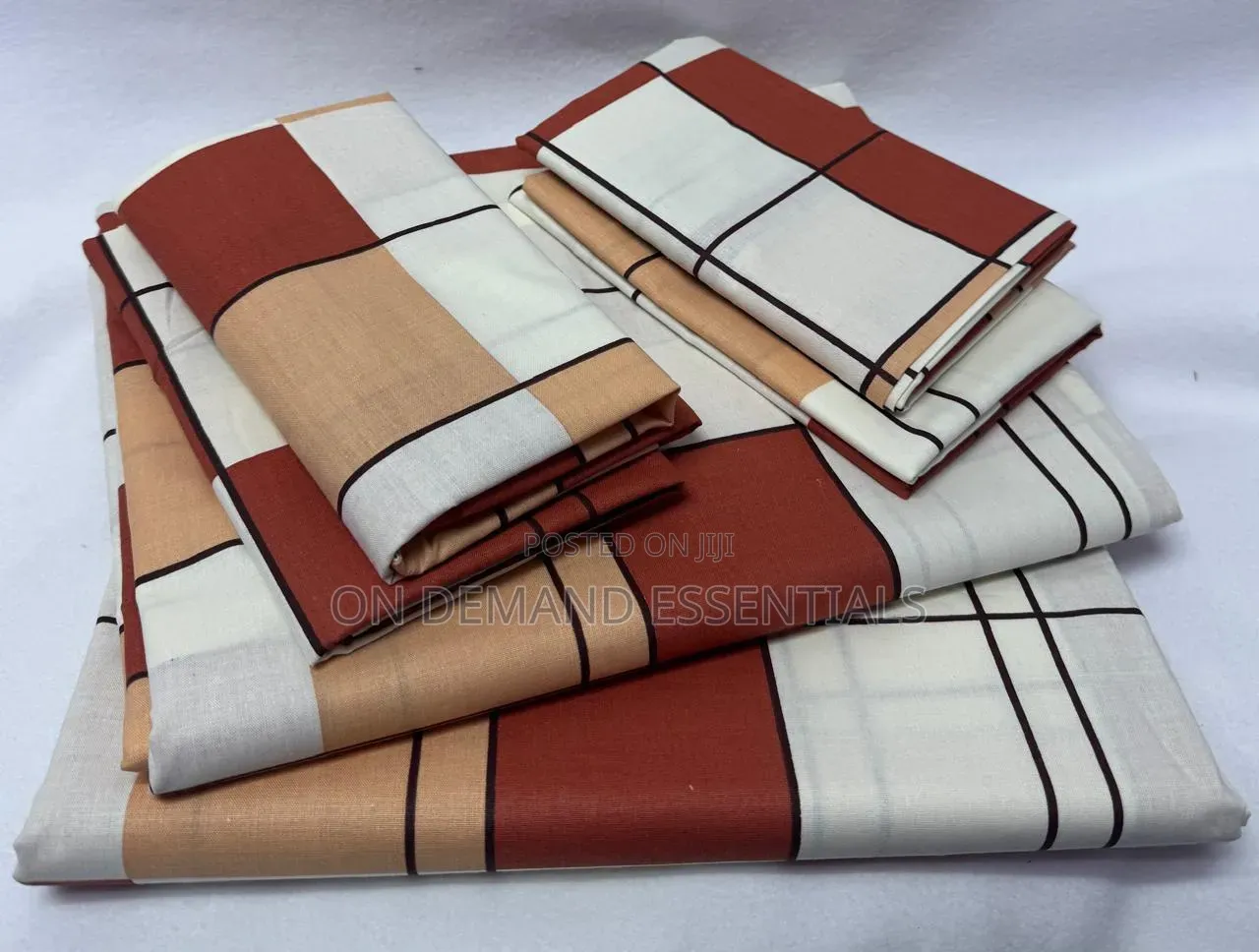 6 PC Cotton Bedsheets Both Printed and Mix and Math
