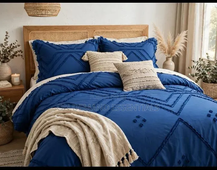Luxury Tufted Design Duvet Cover