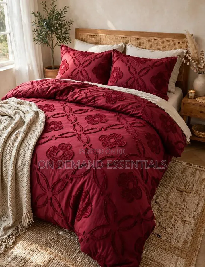 Luxury Tufted Design Duvet Cover