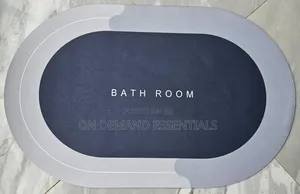 Absorbent Rubber Mats size 50x80cm Oval $ Rectangular