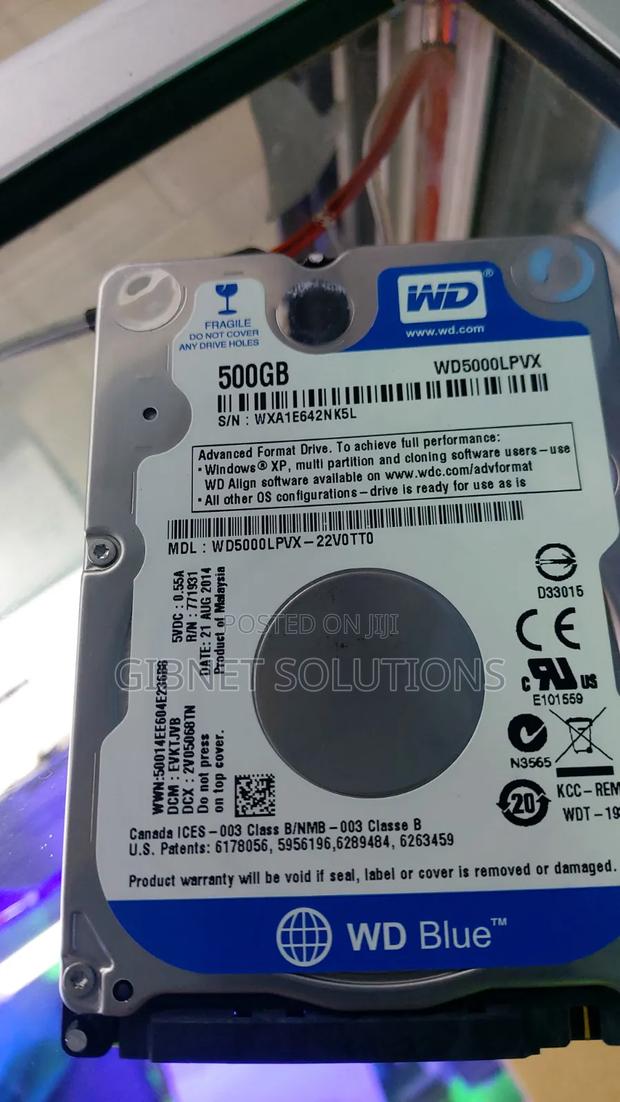 WD Blue 500GB Laptop Harddisk - thumbnail 3
