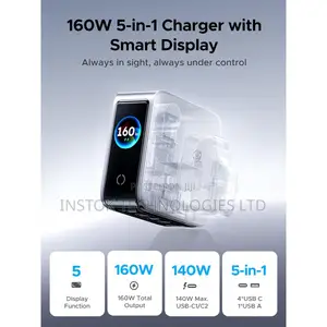 UGREEN Nexode Pro 160W 5-Port USB-C Charger