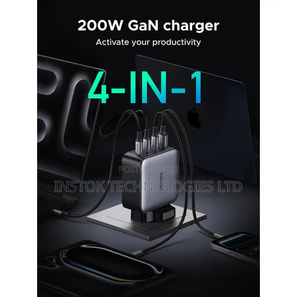 UGREEN Nexode Charger GaN Fast 4-Port 200W