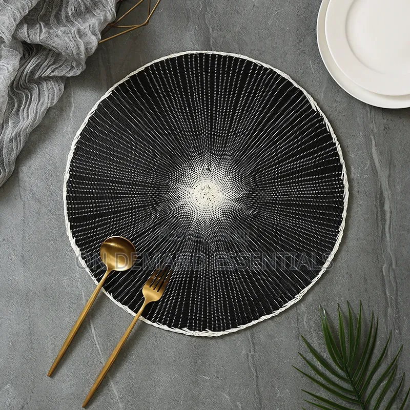 1pc European Style Light Luxury Paper Placemat Coffee Mat