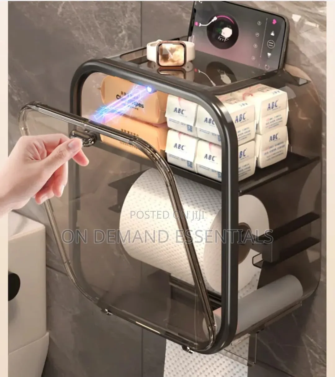 Acrylic Tissue Holder Box Water Proof