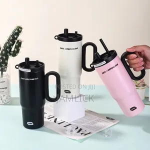 700ml Stanley Style Stainless Steel Vacuum Tumbler With Straw - Hk