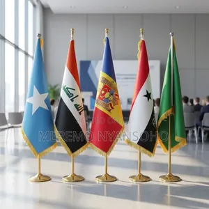 Executive Indoors Flags With Flag Poles
