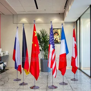 Standard Flag With Flag Poles