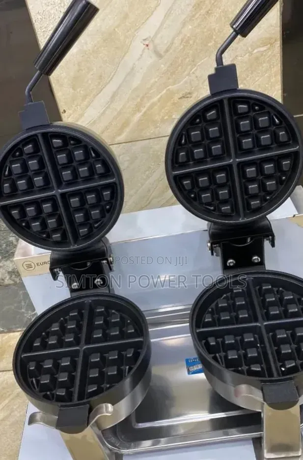 Commercial Double Rotating Belgian Waffle Maker