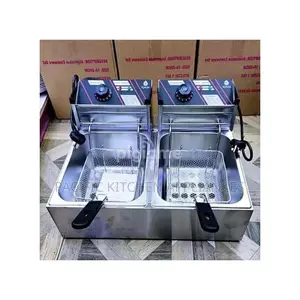 EM Double Deep Frier 6 +6 LRS _12ltrs DOUBLE TANK