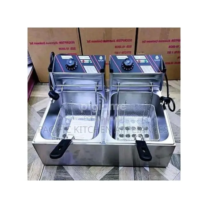 EM Double Deep Frier 6 +6 LRS _12ltrs DOUBLE TANK