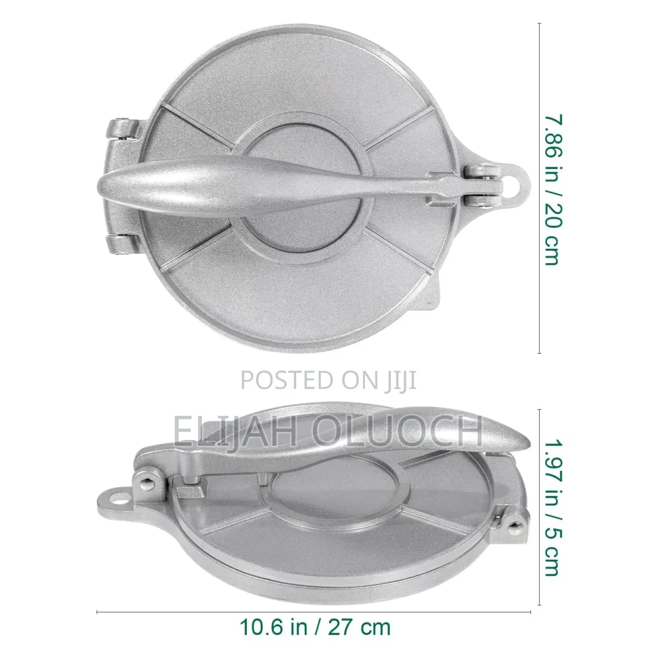 Alluminium Alloy Tortilla Press Chapati Roller Press Now Available
