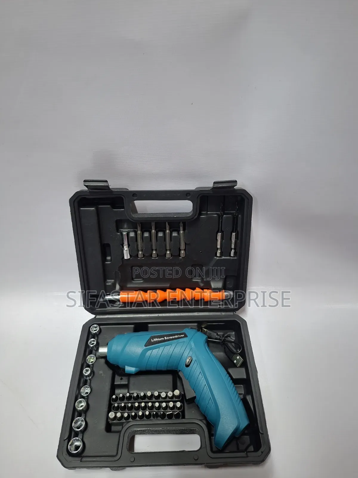 Cordless Rechargable Lithium Screwdriver 47pcs