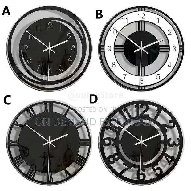 Creative 30cm Acrylic Wall Clock - thumbnail 5