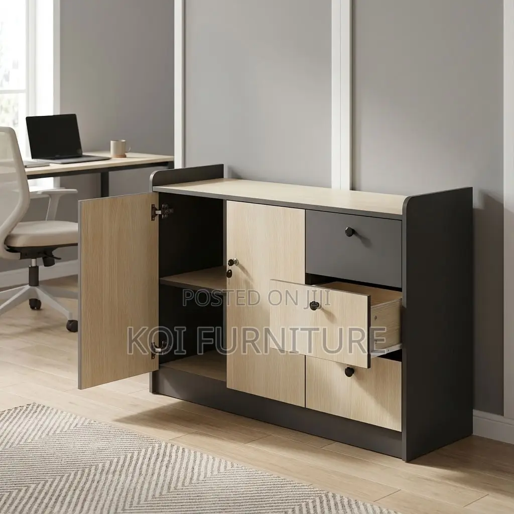 Office Cabinet; Executive Office Files Storage Lockable Credenza