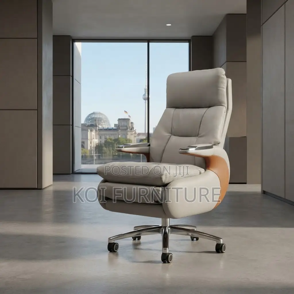 Office Chairs; High Back Directors Executive Leather Chair