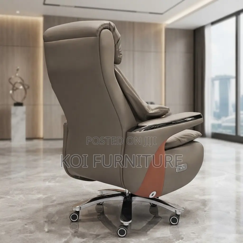 Office Chairs; High Back Directors Executive Leather Chair