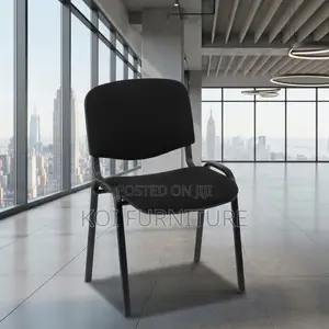 Office Chairs; Armless Fabric Visitors Reception Chair