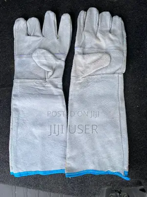 Heavy-Duty Split-Leather Industrial Work Gloves