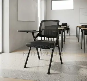 Office Chairs; Black Foldable Modern Ergonomic School Chair