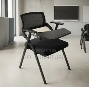 Office Chairs; Black Foldable Modern Ergonomic School Chair