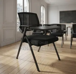 Office Chairs; Black Foldable Modern Ergonomic School Chair