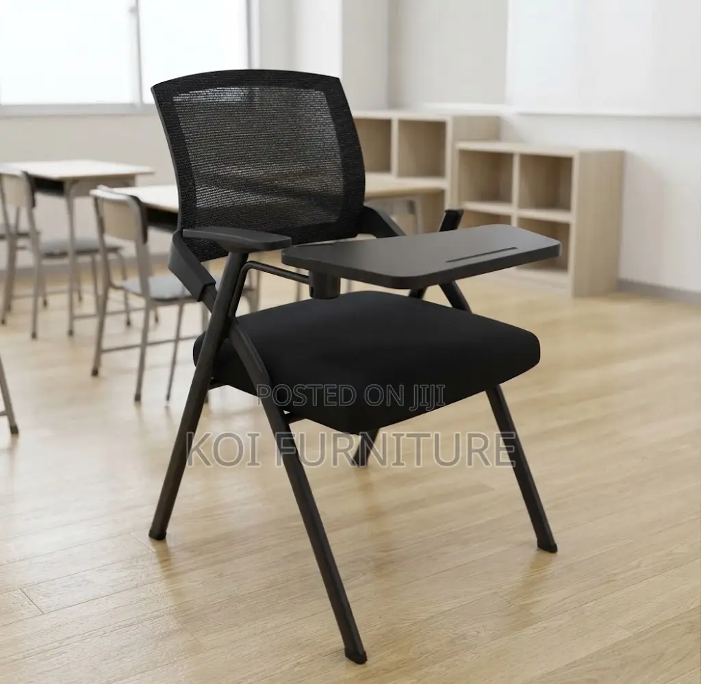 Office Chairs; Black Foldable Modern Ergonomic School Chair